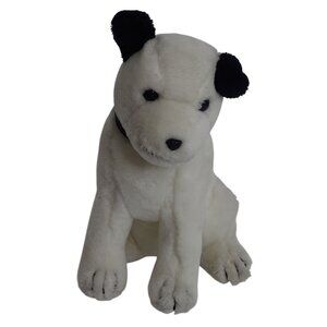 Vintage Dakin RCA Chipper Dog White Stuffed Animal Plush Soft Toy Collectible